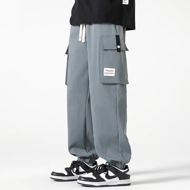 Men's Sport Pants with Drawstring and 3D Pockets