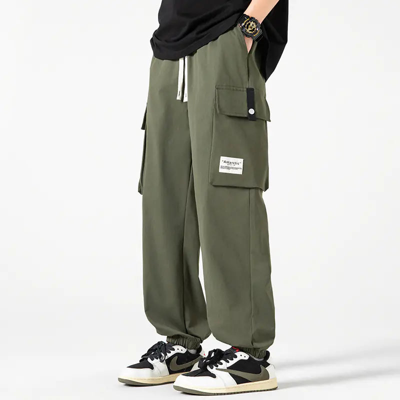 Men's Sport Pants with Drawstring and 3D Pockets