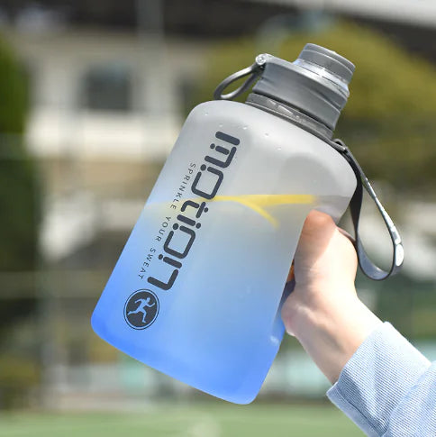 Water Bottle with Straw - Large Capacity Sports Bottle