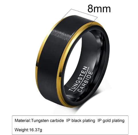 Tungsten Steel Ring for Men - Stylish Accessory