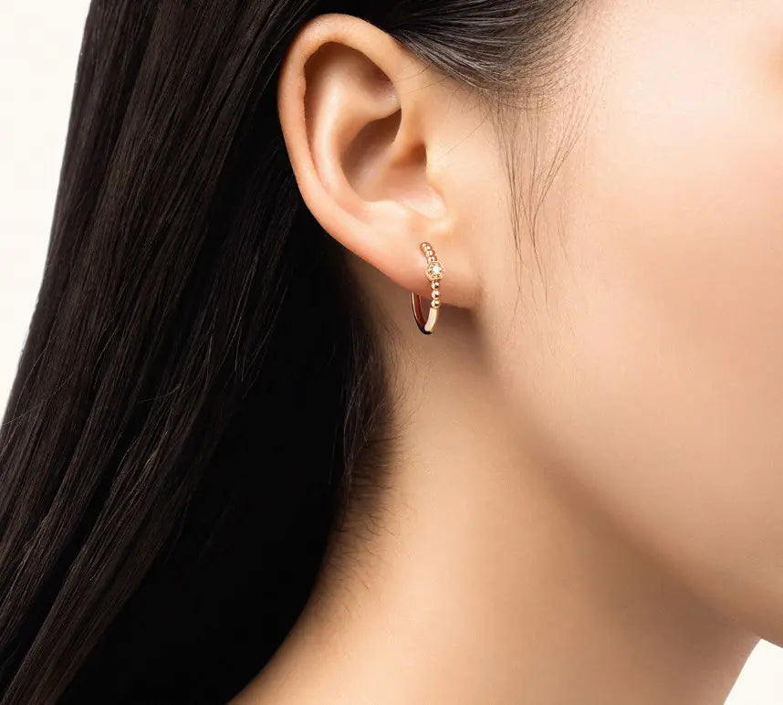 Stylish 925 Silver Spring Clip Earrings for Women