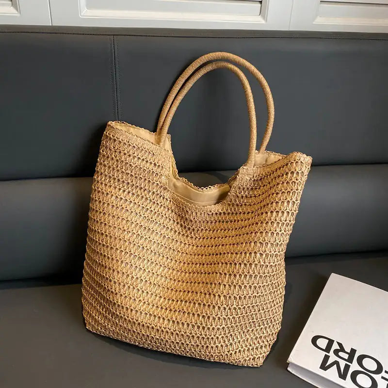 Women's Fashion Large Capacity Straw Bag