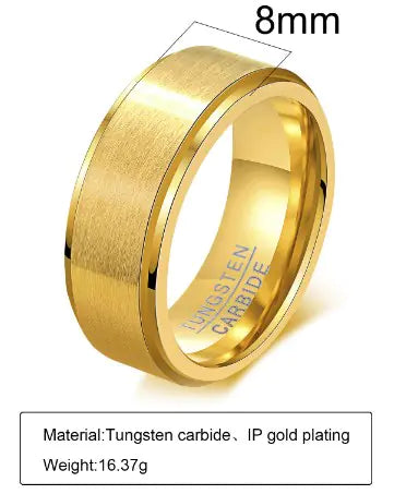 Tungsten Steel Ring for Men - Stylish Accessory