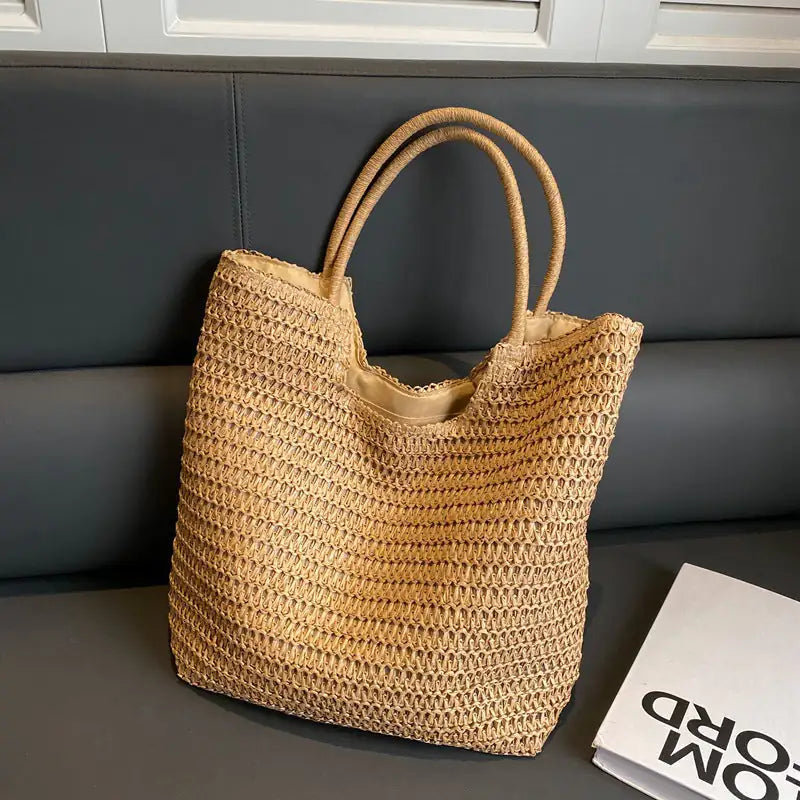 Women's Fashion Large Capacity Straw Bag