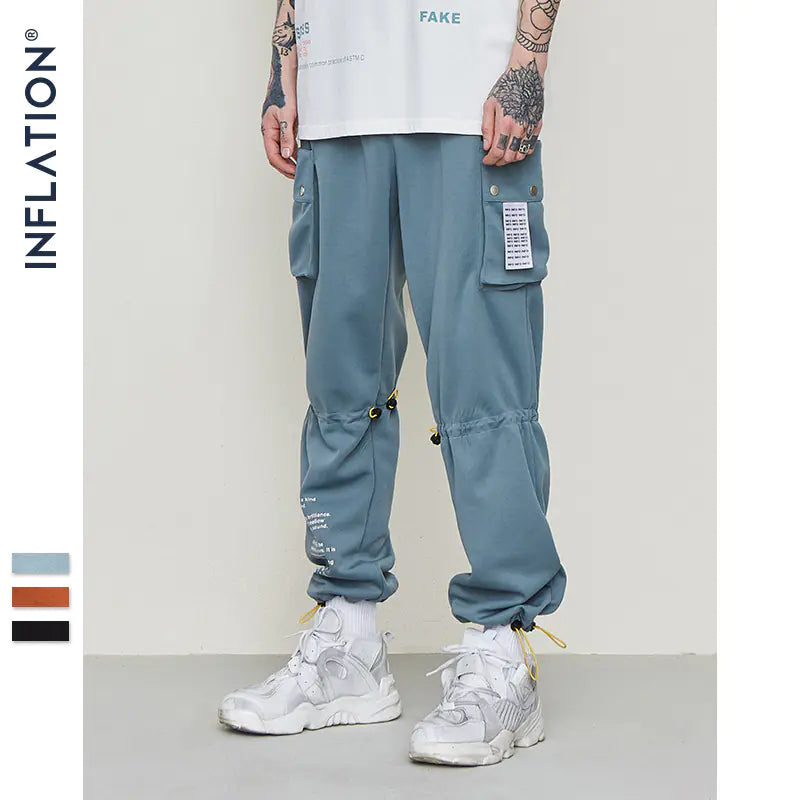 Men's Sport Pants with Drawstring and 3D Pockets