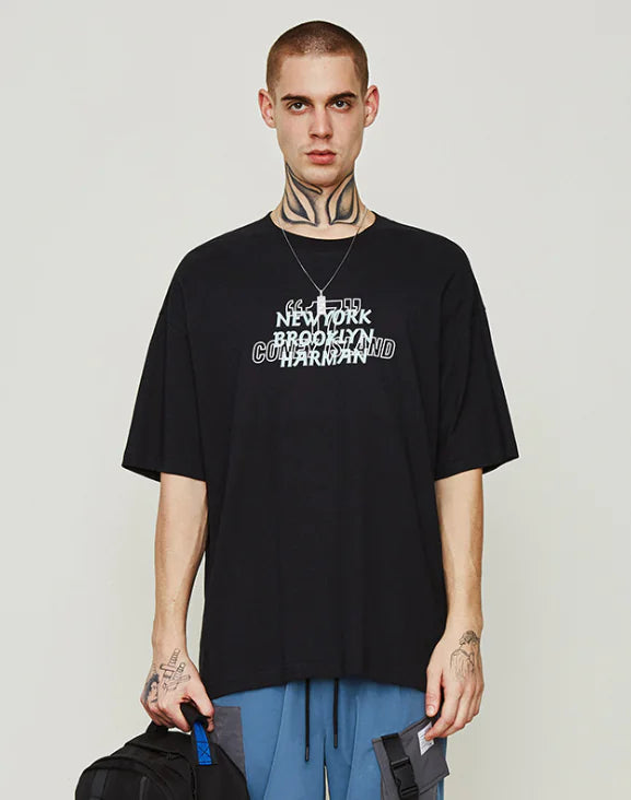 Nason Hot Dog Shop Printed Loose Fit Men's T-Shirt