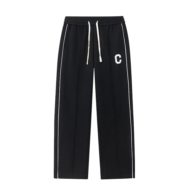 High-Street Vintage Cotton Cuffed Sweatpants