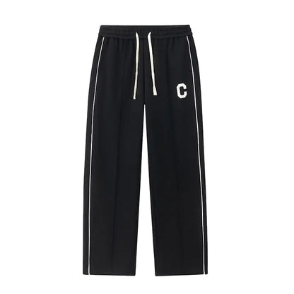 High-Street Vintage Cotton Cuffed Sweatpants