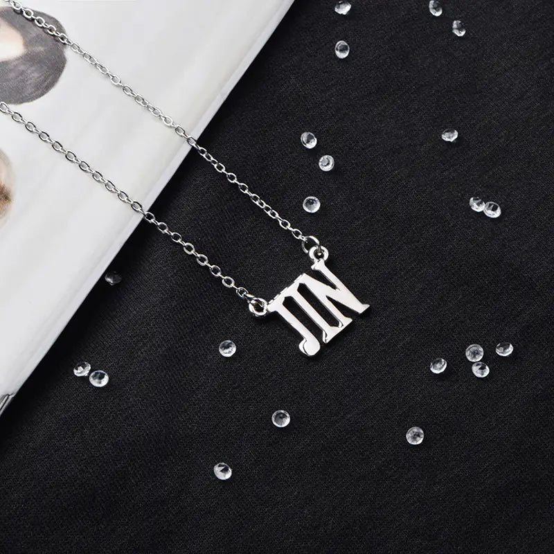 BTS Titanium Steel Necklace - Unisex Korean Style