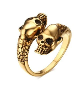 Custom Stainless Steel Skull Rings for Men