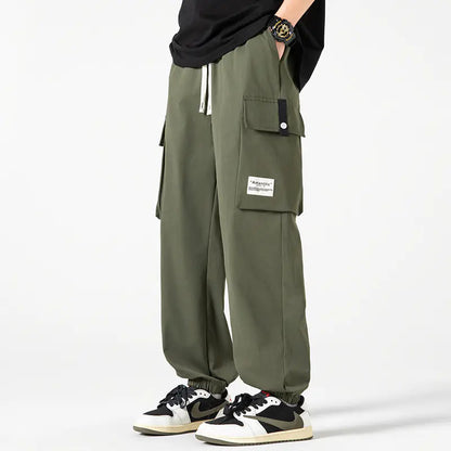 Men's Sport Pants with Drawstring and 3D Pockets