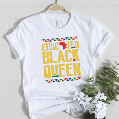 2020 Summer Black History Queen Print Women's T-Shirt