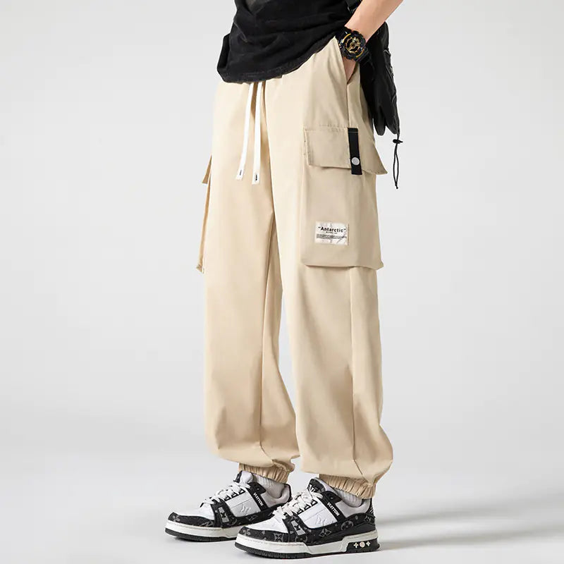 Men's Sport Pants with Drawstring and 3D Pockets
