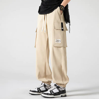 Men's Sport Pants with Drawstring and 3D Pockets