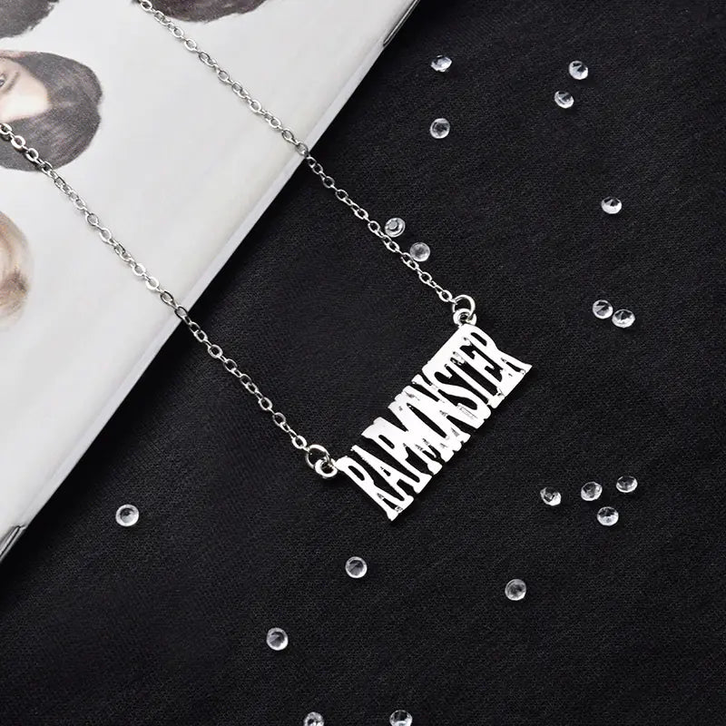BTS Titanium Steel Necklace - Unisex Korean Style