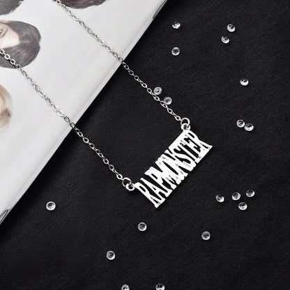 BTS Titanium Steel Necklace - Unisex Korean Style