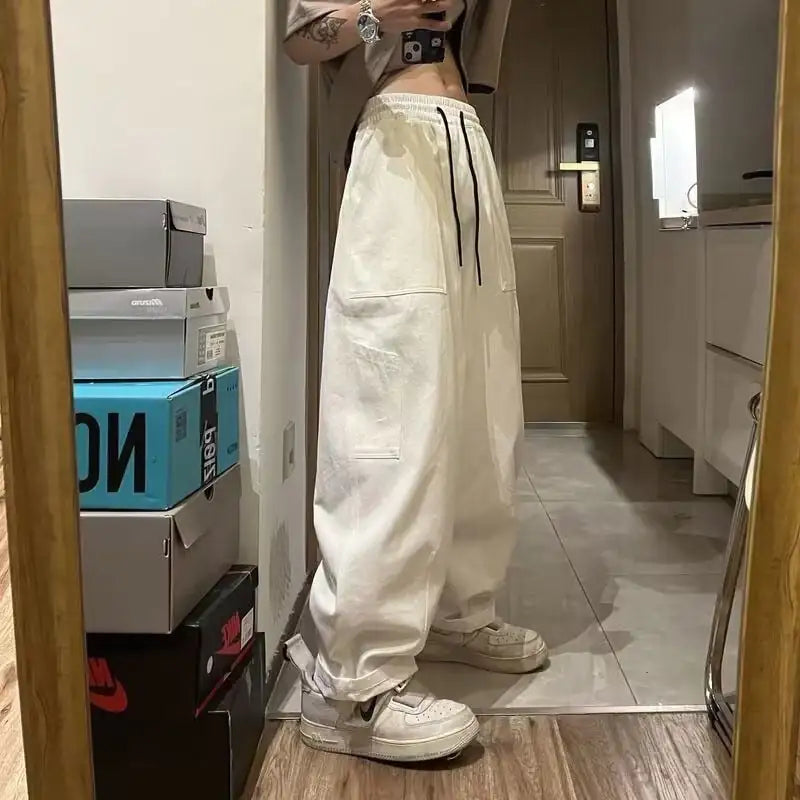 Wide-Leg Pants Design for Floor Sweeping