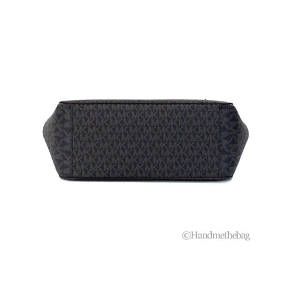 Michael Kors Jet Set Black Signature X Cross Chain Tote