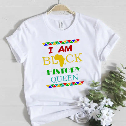 2020 Summer Black History Queen Print Women's T-Shirt