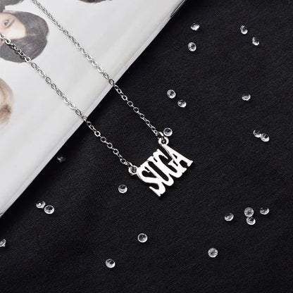 BTS Titanium Steel Necklace - Unisex Korean Style
