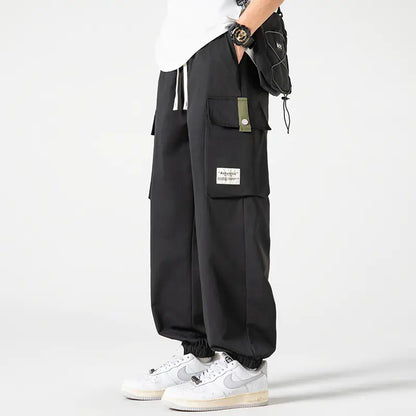 Men's Sport Pants with Drawstring and 3D Pockets