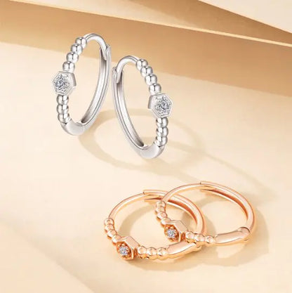 Stylish 925 Silver Spring Clip Earrings for Women