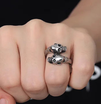 Custom Stainless Steel Skull Rings for Men